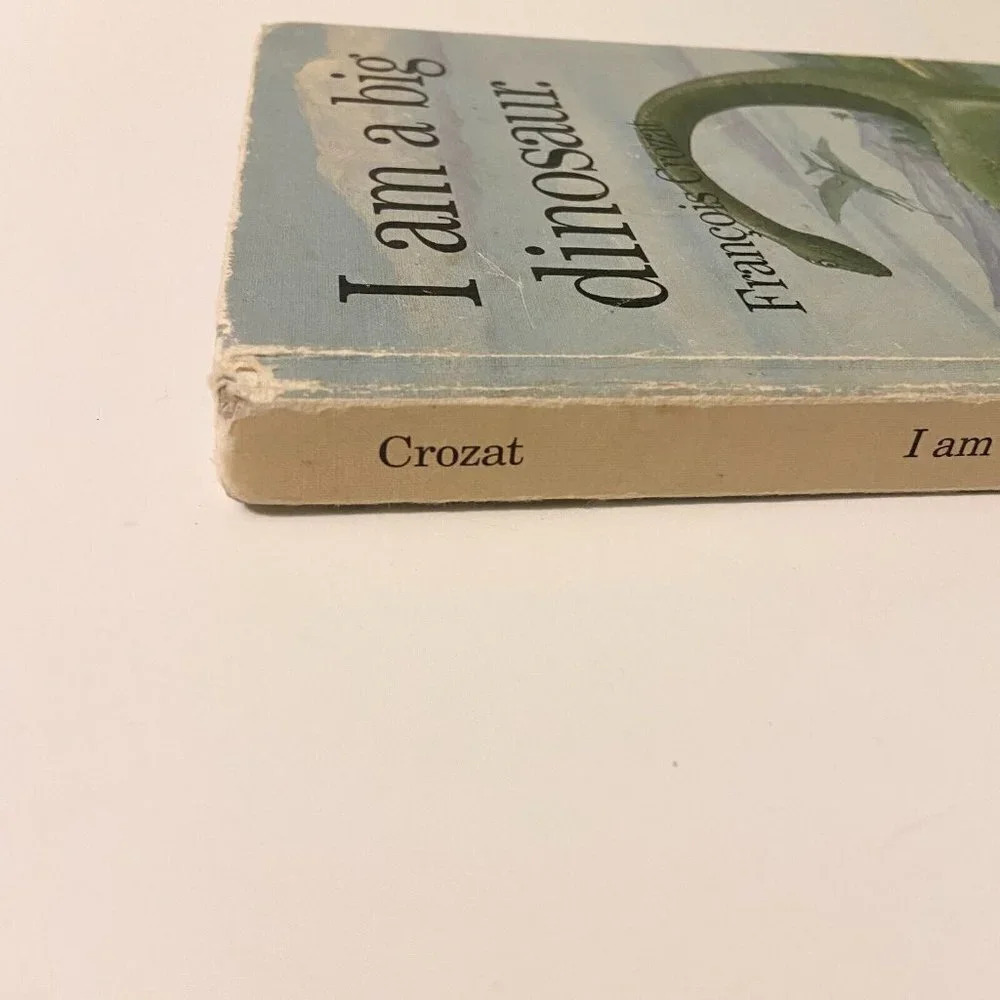 Vintage 1989 I Am  a Big Dinosaur Book Francois Crozat - Picture 4 of 16